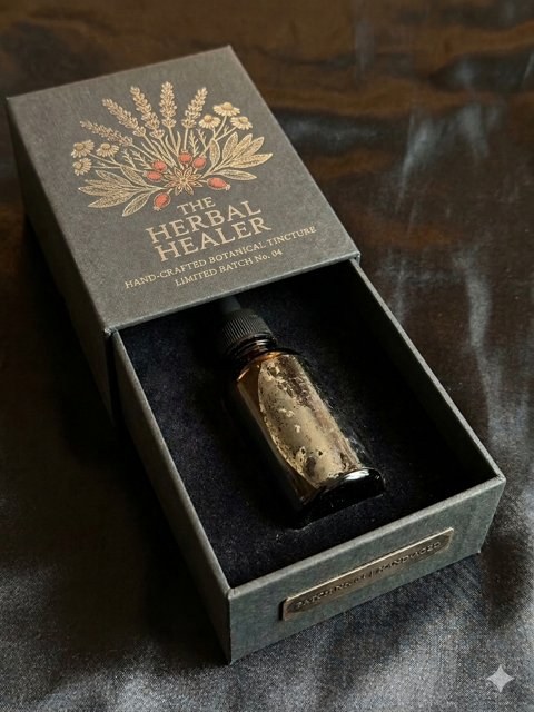 Healing Botanical Oil in its gift box